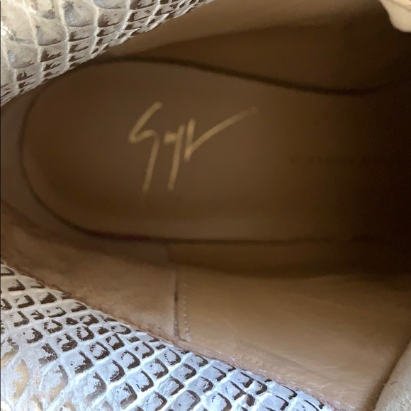 Giuseppe Zanotti Ofelia Embossed Wedge Sneaker - Picture 14 of 16